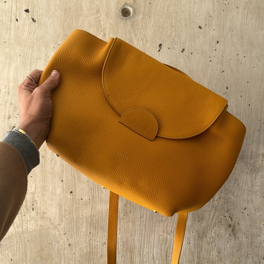 POLENE NUMERO UN EDITION TEXTURED YELLOW , ret.$580 ON SITE. EXQUISITE